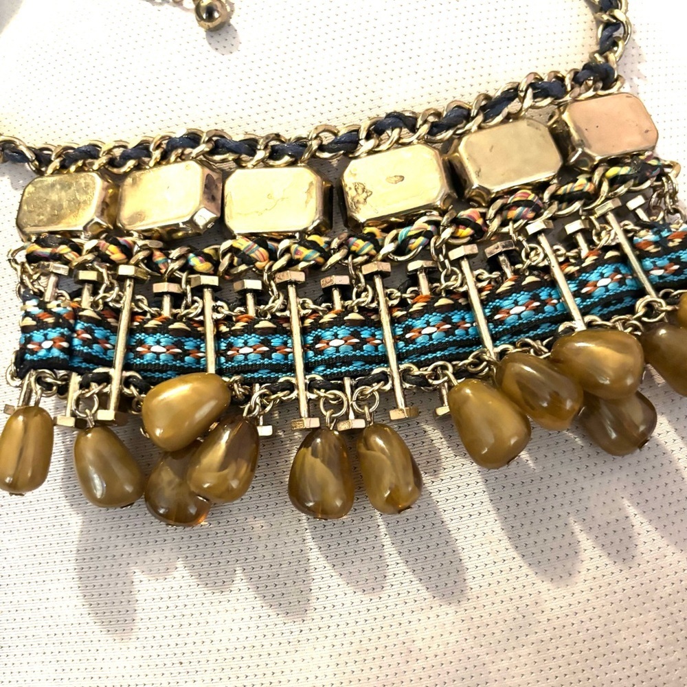 Multi-Row Statement Necklace - Picture 2 of 2